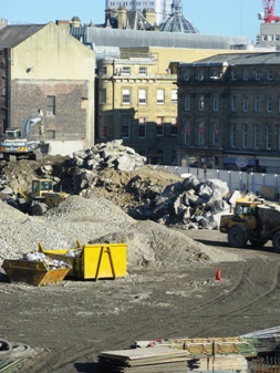 Figure 3. Byker, Newcastle - where a concrete office block once stood...
